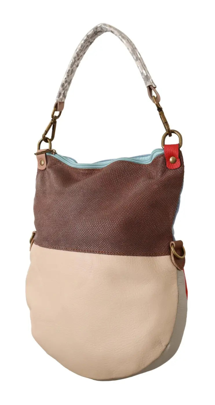 EBARRITO - Multicolor Genuine Leather Shoulder Tote Women Handbag