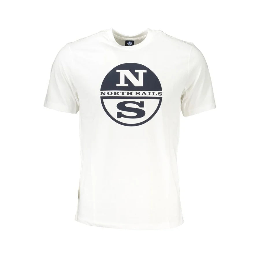North Sails Bianco Cotton Men T-Shirt