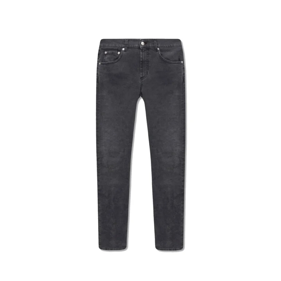 Alexander McQueen Black Cotton Skinny Jeans