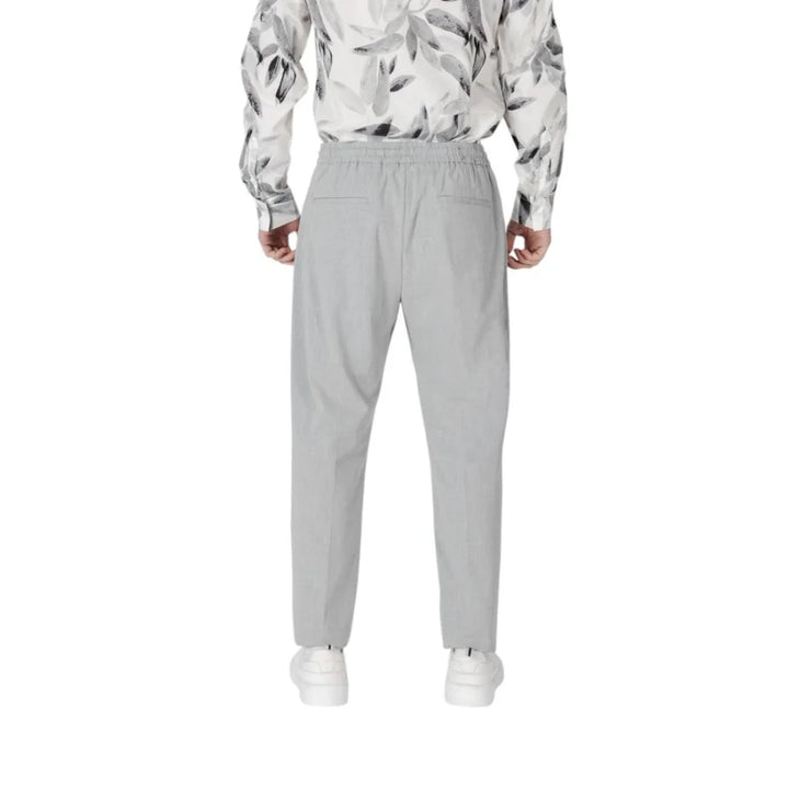 Antony Morato Gray Polyester Casual Pants