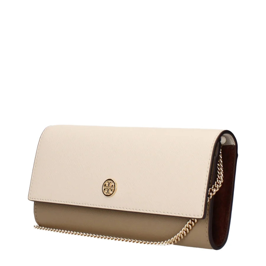 Tory Burch - Beige Leather Clutch Bag
