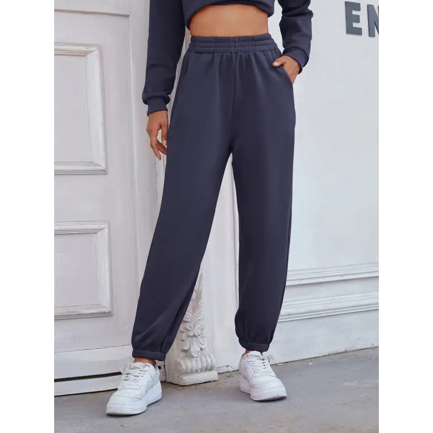 Amazing Elastic Waist Joggers with Pockets for Ultimate Comfort Trendsi