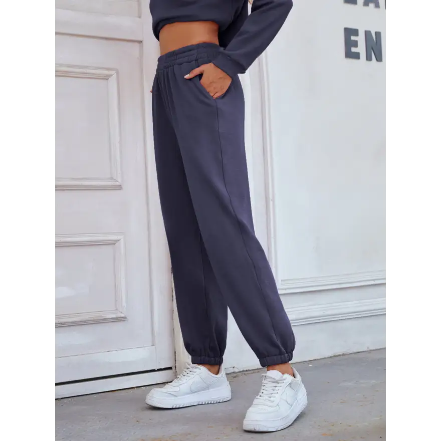 Amazing Elastic Waist Joggers with Pockets for Ultimate Comfort Trendsi