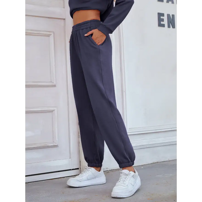 Discover Ultimate Comfort with Elastic Waist Joggers and Pockets Trendsi