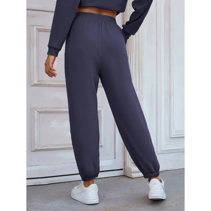 Discover Ultimate Comfort with Elastic Waist Joggers and Pockets Trendsi