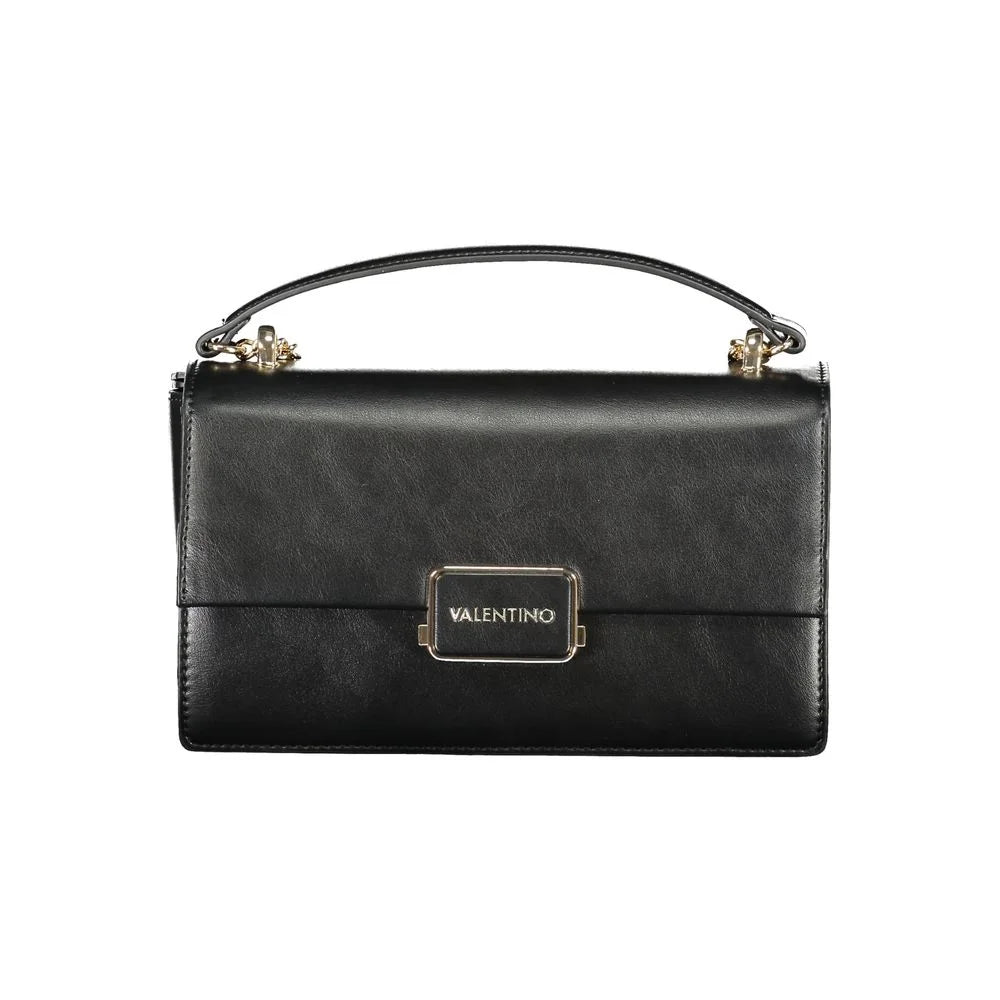 Elegance—the Valentino Bags Chain Shoulder Bag in Lustrous Black Mario