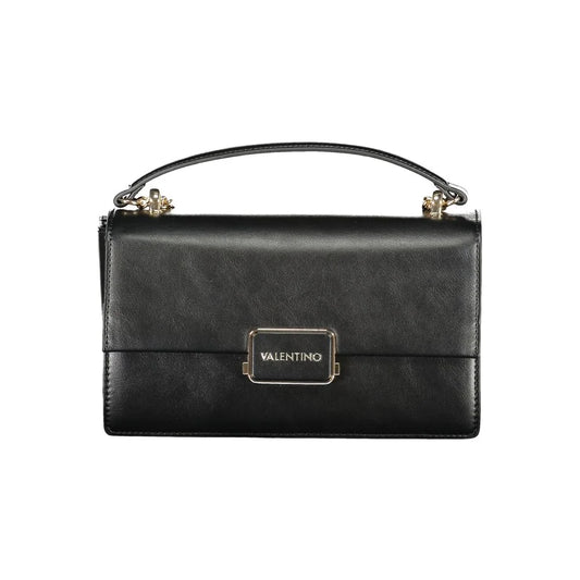 Elegance—the Valentino Bags Chain Shoulder Bag in Lustrous Black Mario