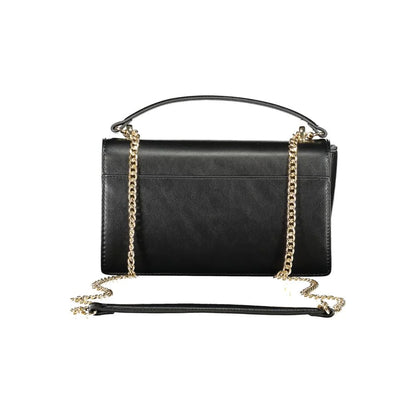 Elegance—the Valentino Bags Chain Shoulder Bag in Lustrous Black Mario