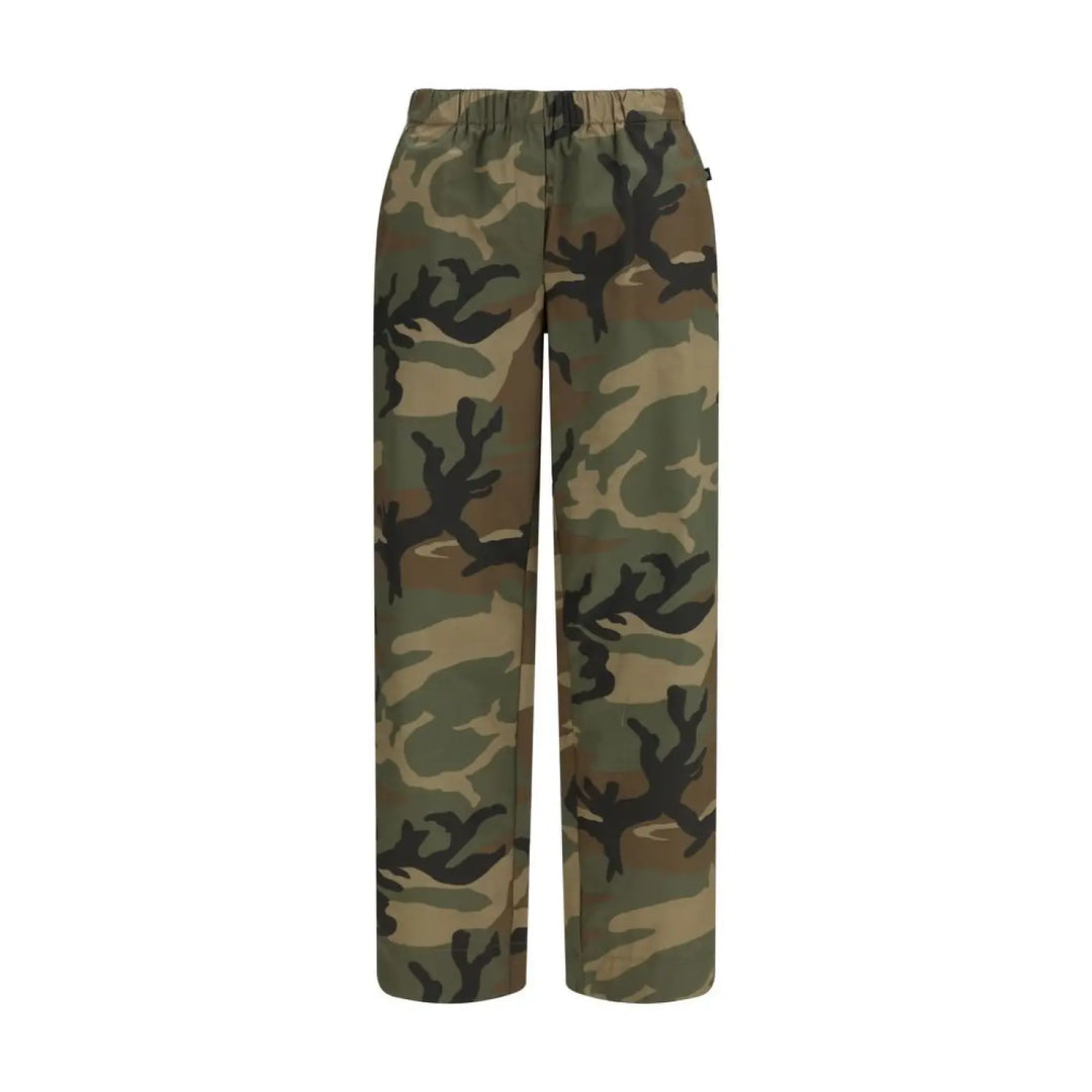 Ella Bicolor Cotton Casual Pants