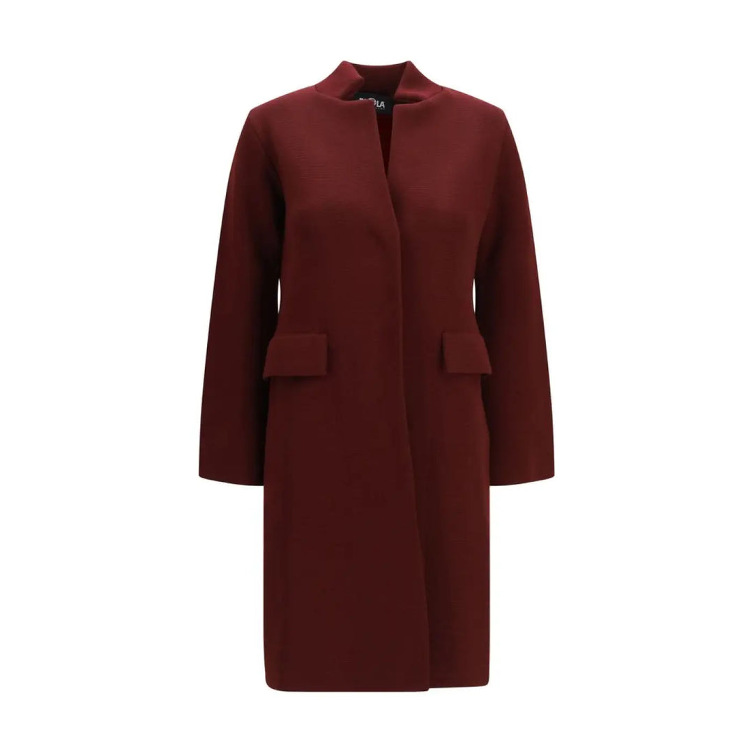 Ella Bordeaux Wool Oves Aries Coat