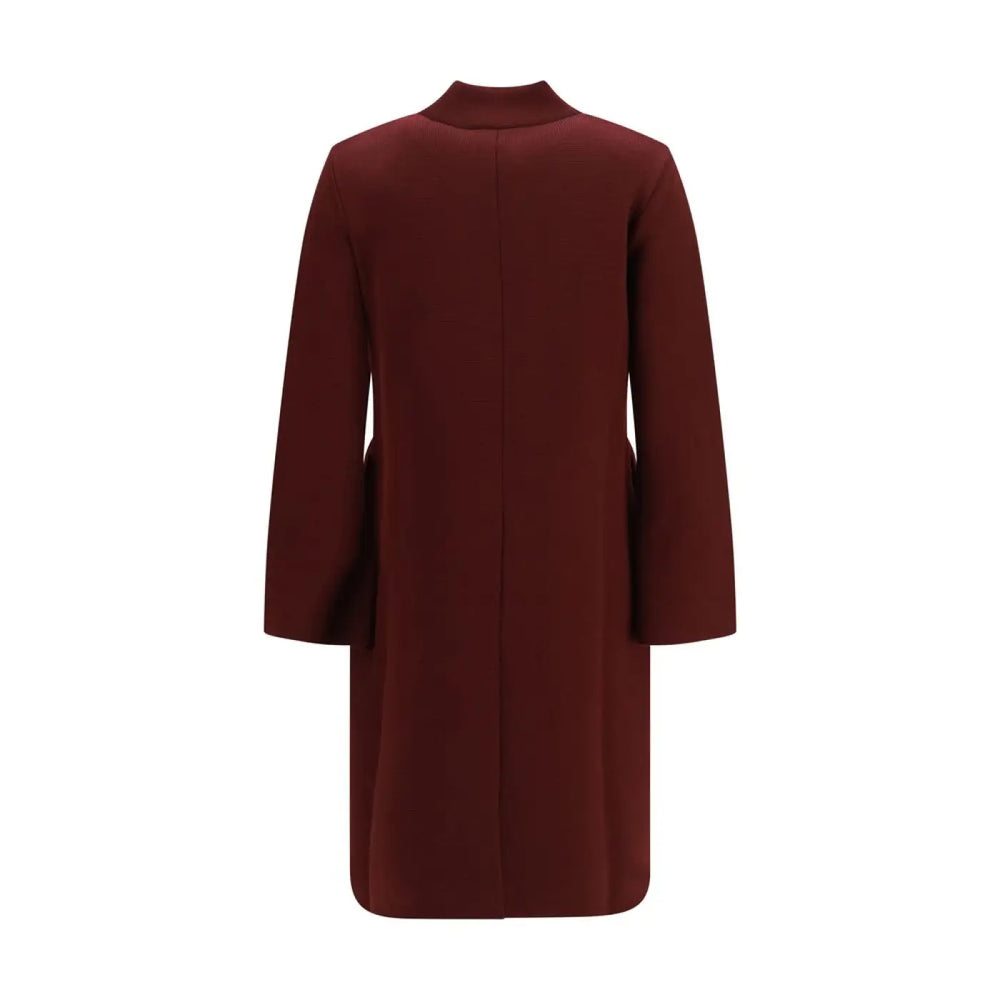 Ella Bordeaux Wool Oves Aries Coat