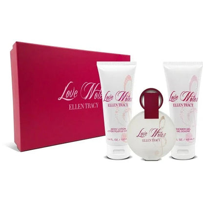 Ellen Tracy Love Notes Gift Set Perfume and Body Lotion for Women Women’s Sets