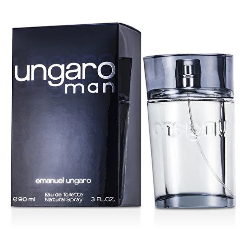 Emanuel Ungaro Men’s Cologne - Man Unleashed Spicy Tobacco Aromatic Fougere Fragrance