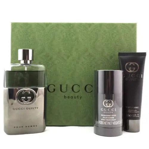 Embrace Authenticity with Gucci Guilty Pour Homme Gift Set Men’s Sets