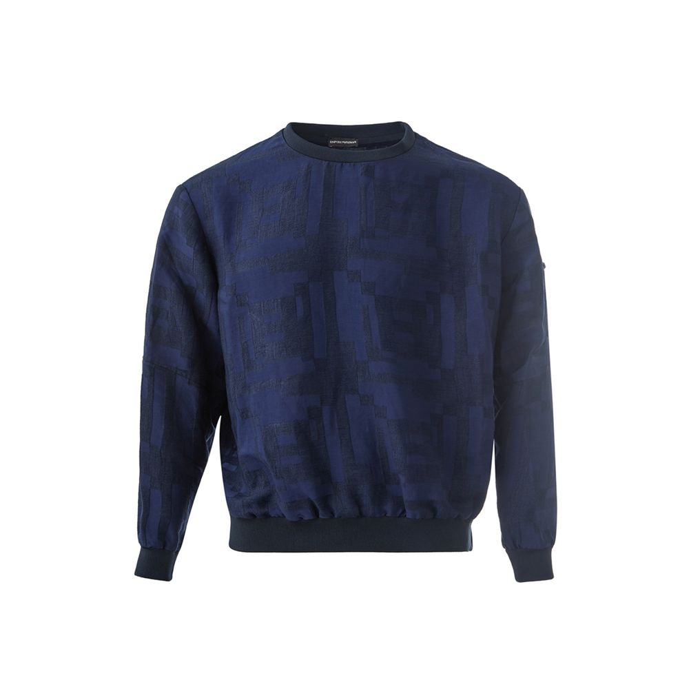Emporio Armani Blue Linen T-shirt