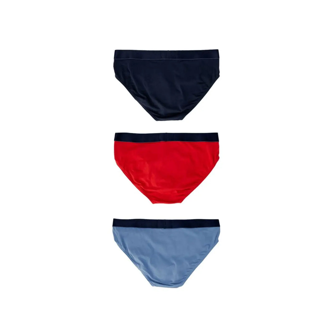 Emporio Armani Underwear Blue Cotton Briefs