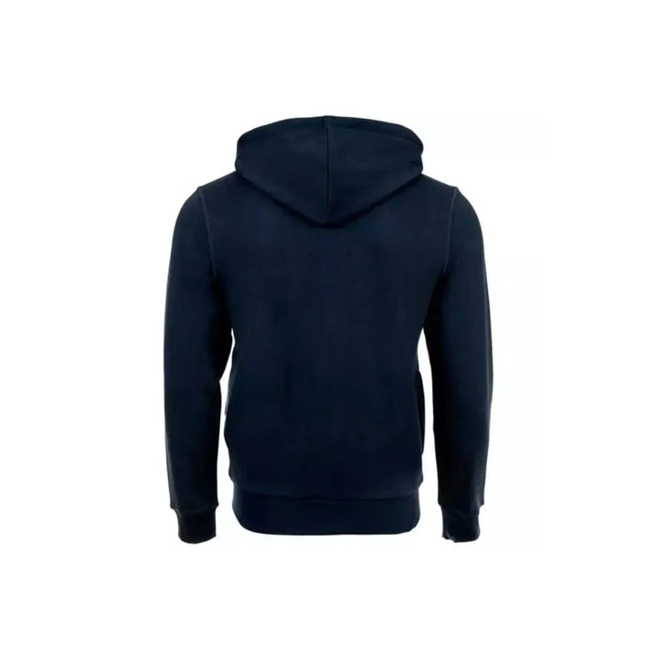 Emporio Armani Underwear Blue Cotton Hoodie