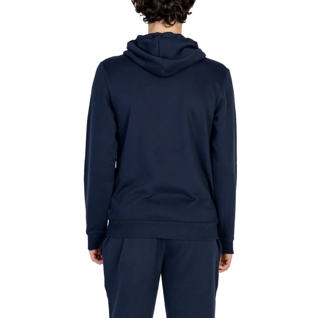 Emporio Armani Underwear Blue Cotton Hoodie