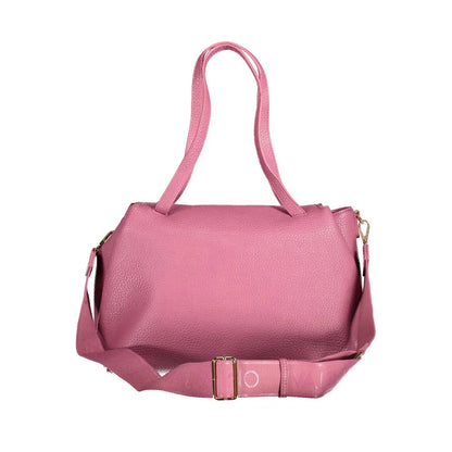 Enchanting Pink Handbag by Mario Valentino in Sustainable Polyethylene