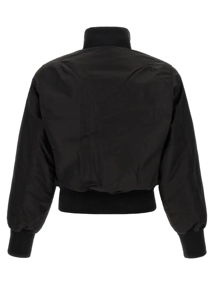 Entire Studios Black Nylon Bomber