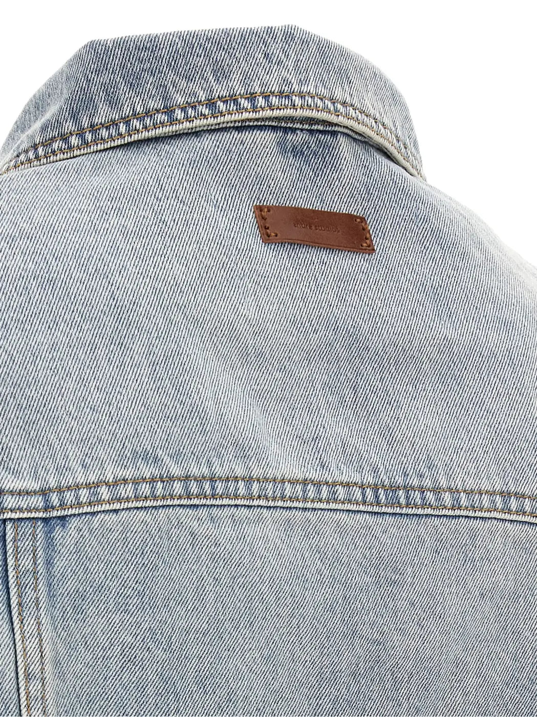 Entire Studios Blue Cotton Denim Jacket