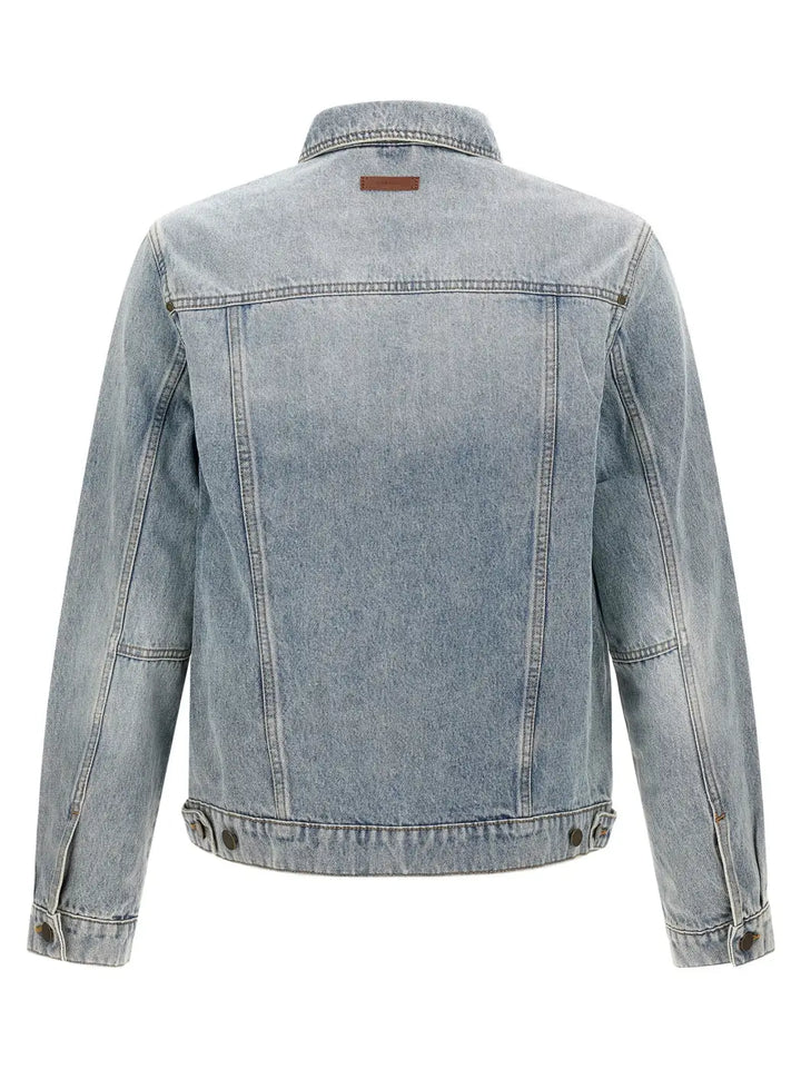 Entire Studios Blue Cotton Denim Jacket