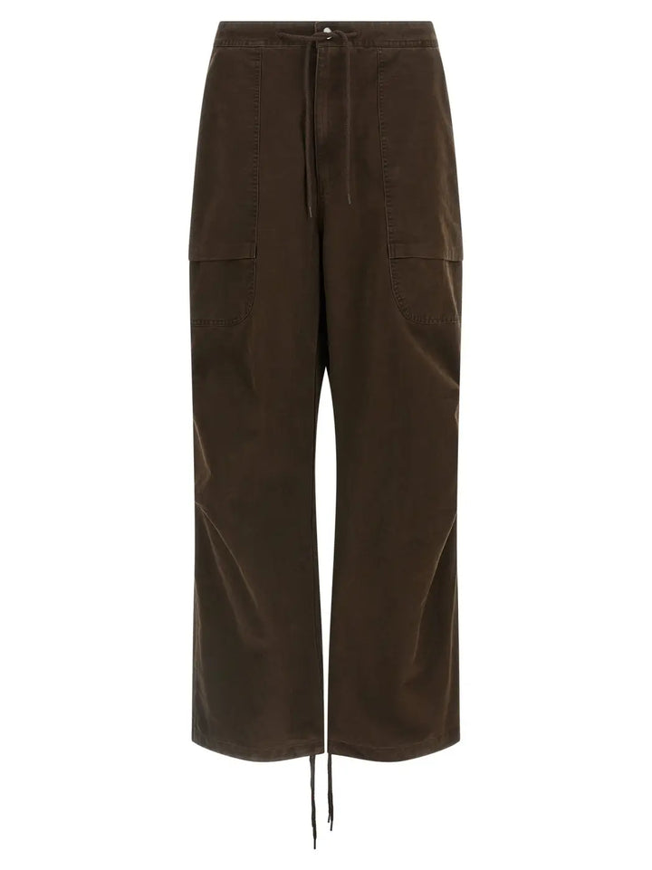Entire Studios Brown Cotton Cargo Pants