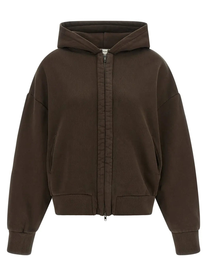 Entire Studios Brown Cotton Sweatshirt