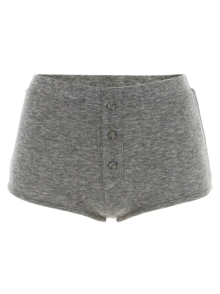 Entire Studios Gray Tencel Bermuda Shorts