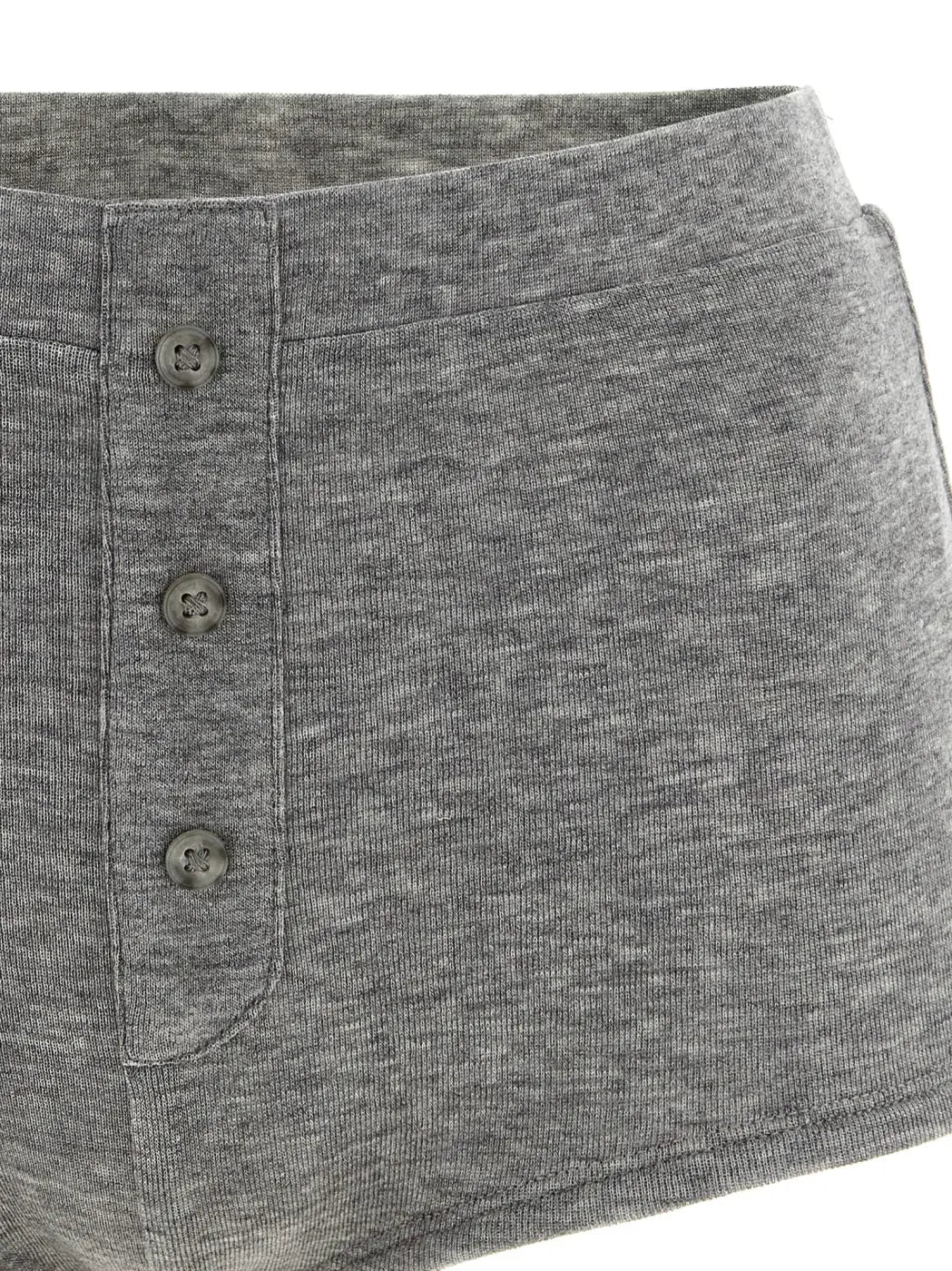 Entire Studios Gray Tencel Bermuda Shorts