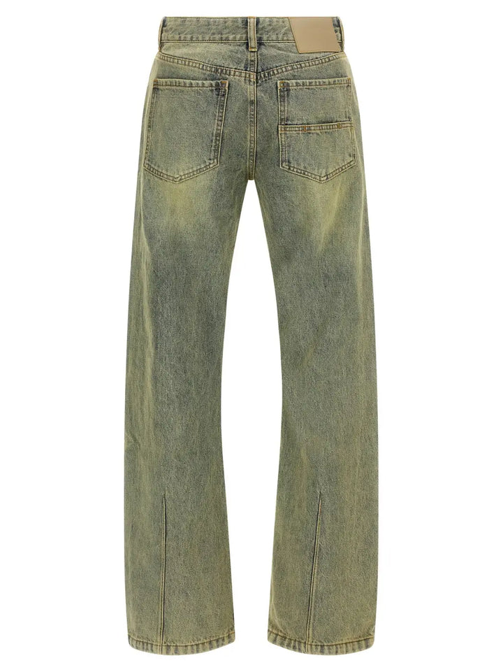 Entire Studios Multicolor Cotton Straight-leg Jeans