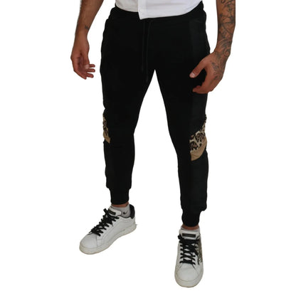 Epic Dolce Gabbana Black Jogger Pants Mainline Exclusive &