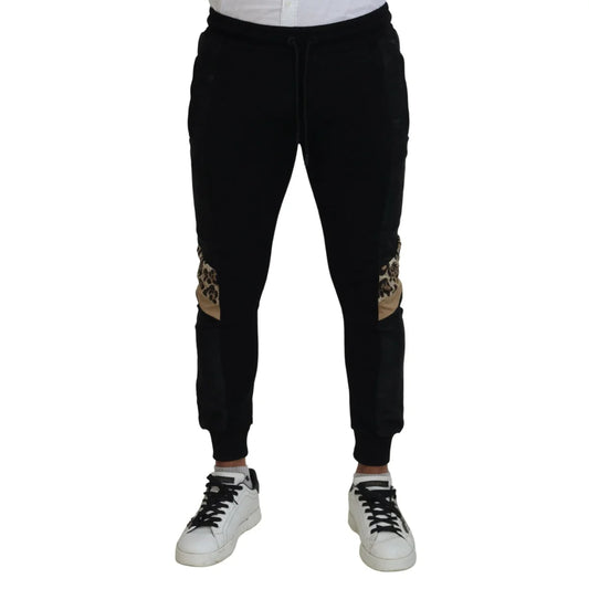 Epic Dolce Gabbana Black Jogger Pants Mainline Exclusive &