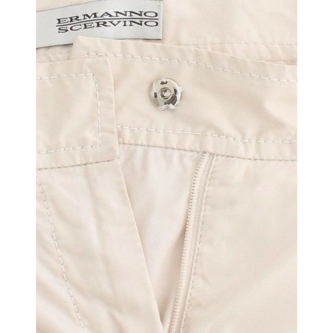 Ermanno Scervino Beige Chinos Casual Dress Pants Khakis