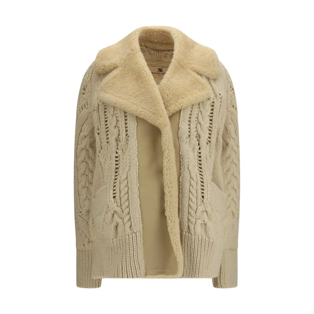 Ermanno Scervino Beige Wool Oves Aries Sweatshirt