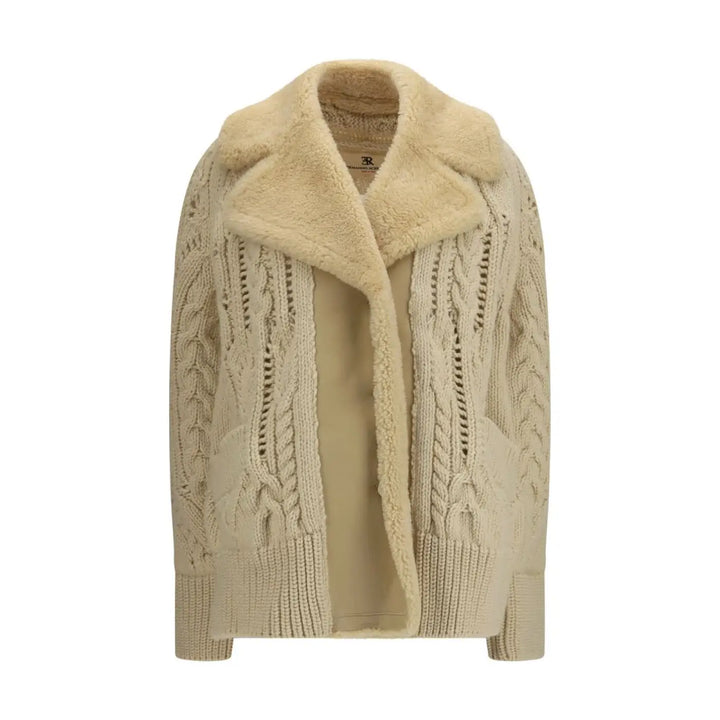 Ermanno Scervino Beige Wool Oves Aries Sweatshirt