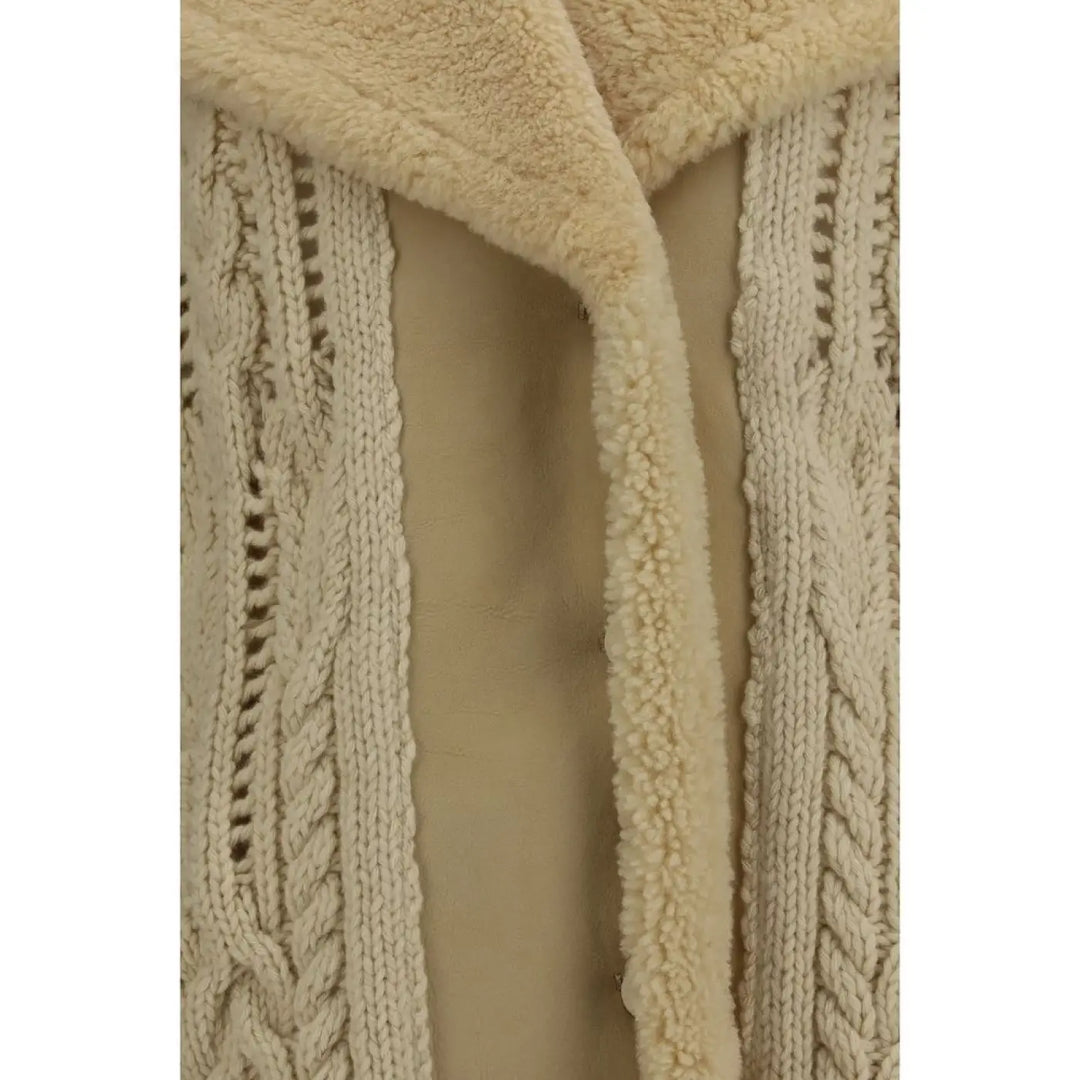 Ermanno Scervino Beige Wool Oves Aries Sweatshirt