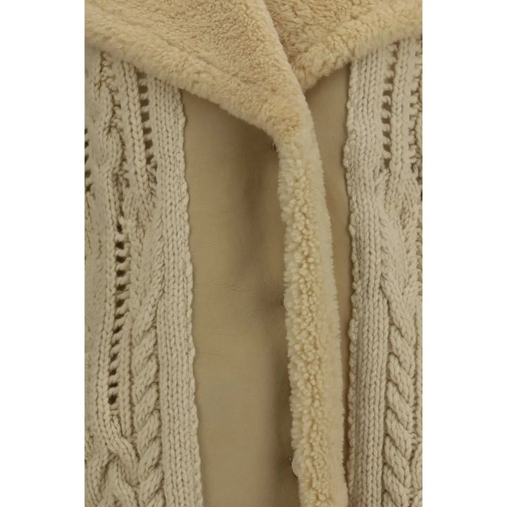 Ermanno Scervino Beige Wool Oves Aries Sweatshirt