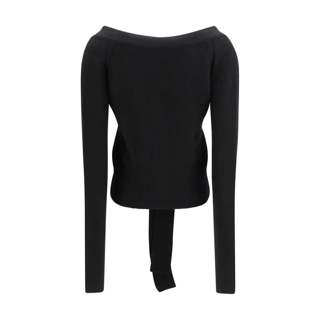 Ermanno Scervino Black Cashmere Cardigan