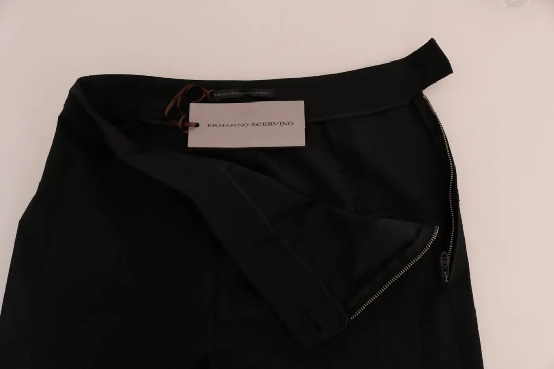 Ermanno Scervino Black Stretch Leggings Pants