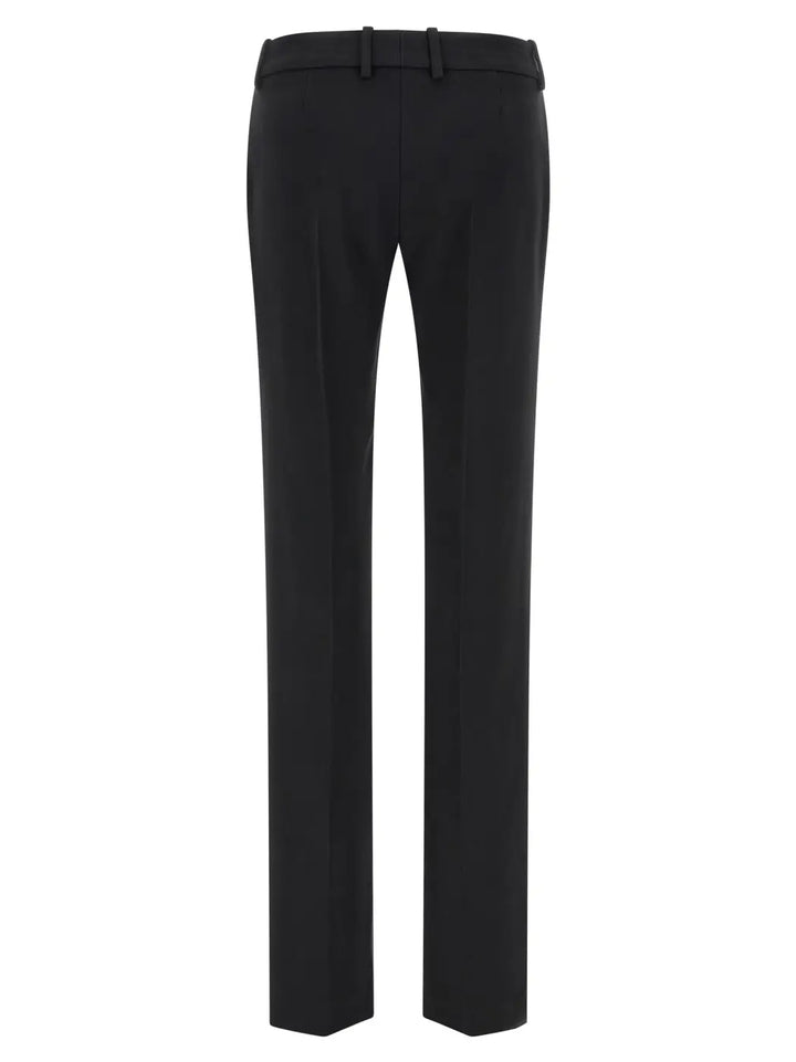 Ermanno Scervino Black Viscose Dress Pants