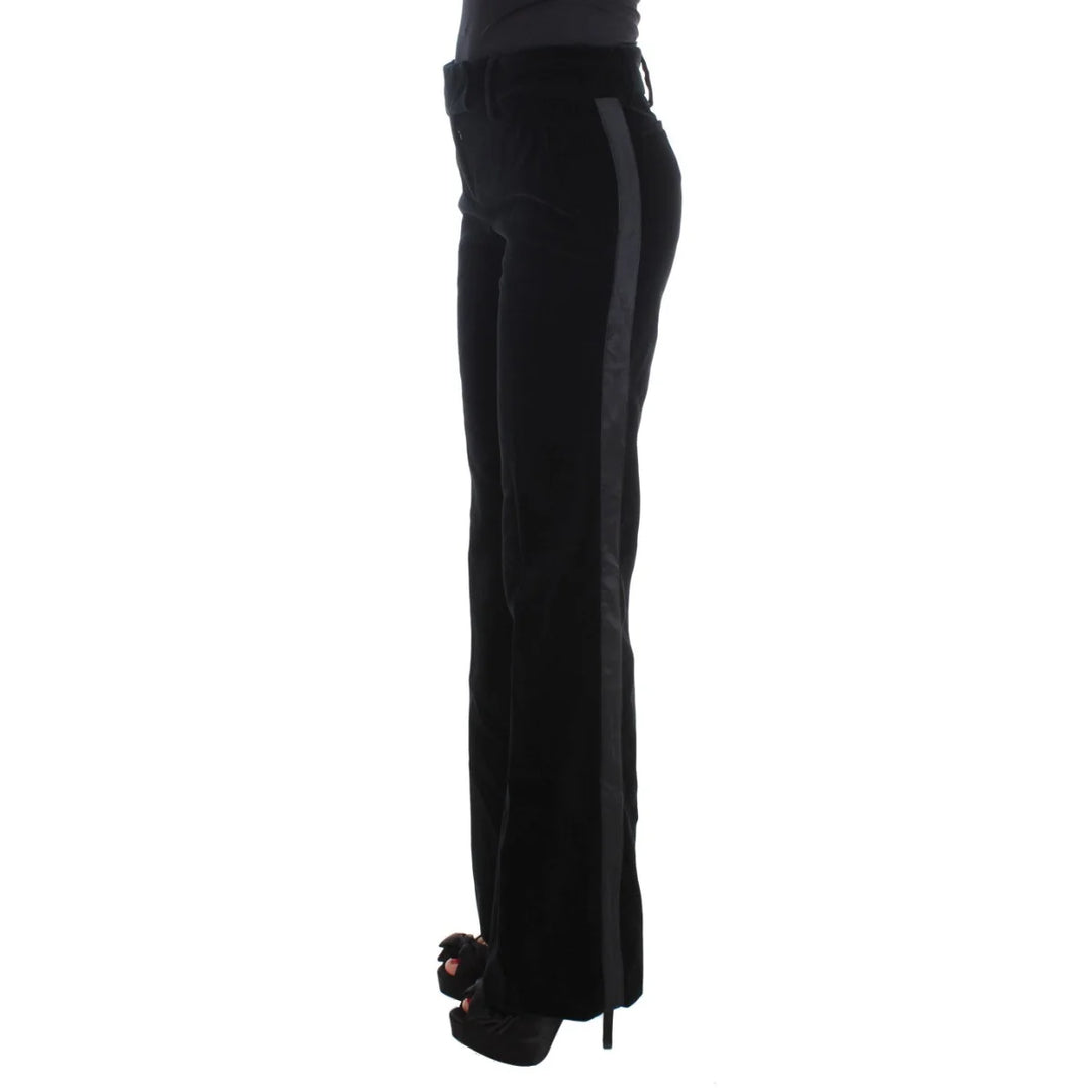 Ermanno Scervino Black Viscose Pants