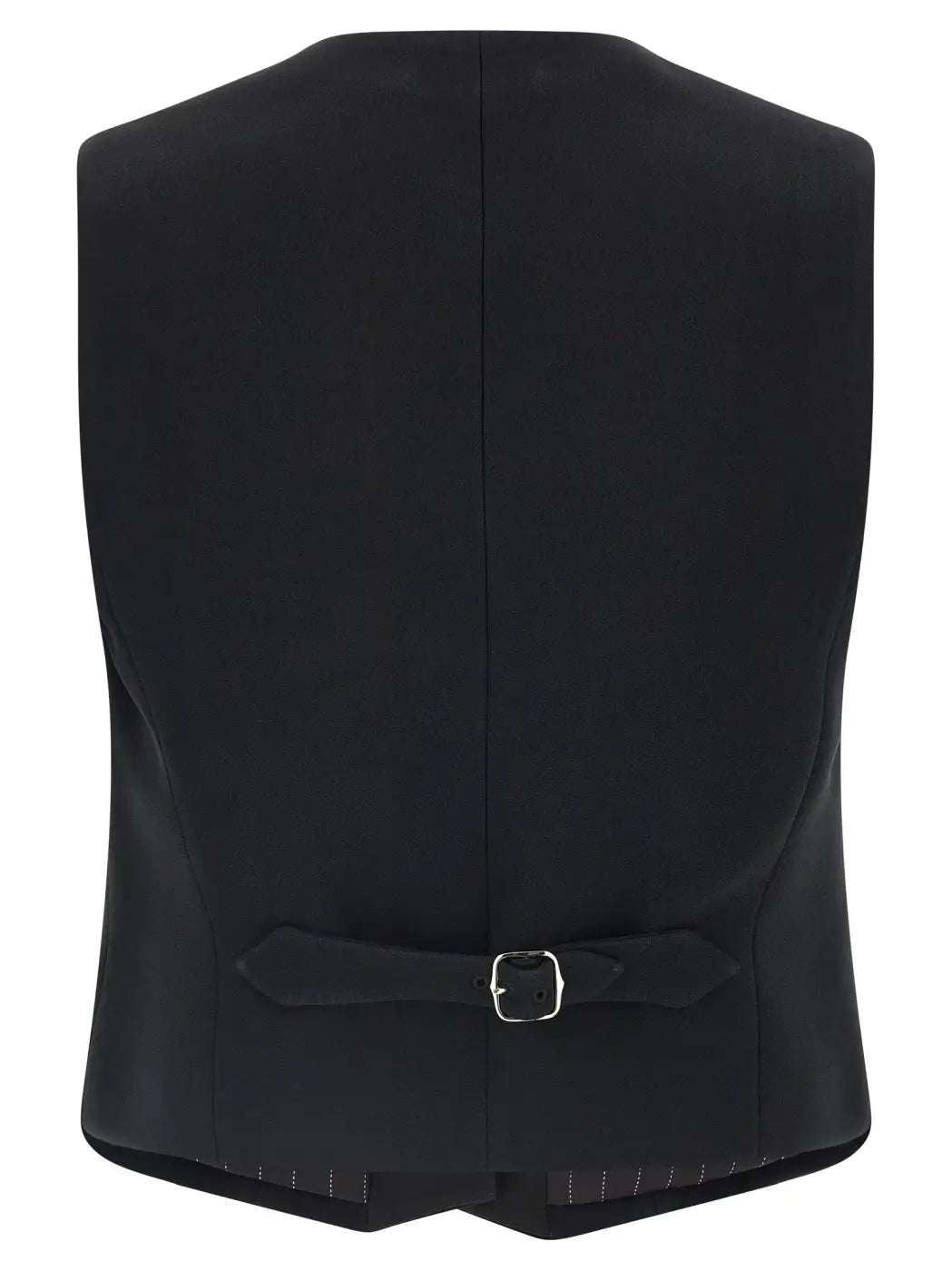 Ermanno Scervino Black Viscose Sleeveless Jacket