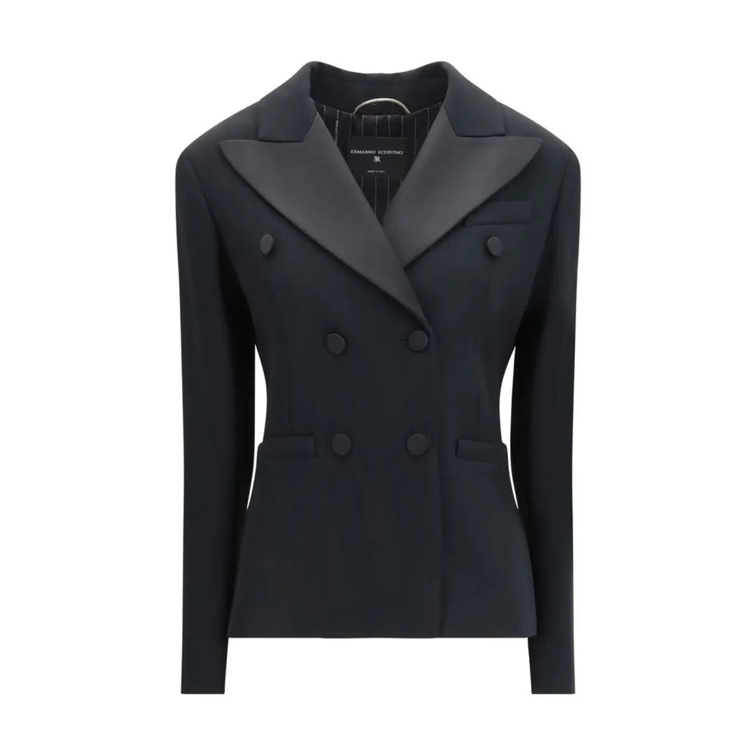 Ermanno Scervino Black Viscose Tuxedo