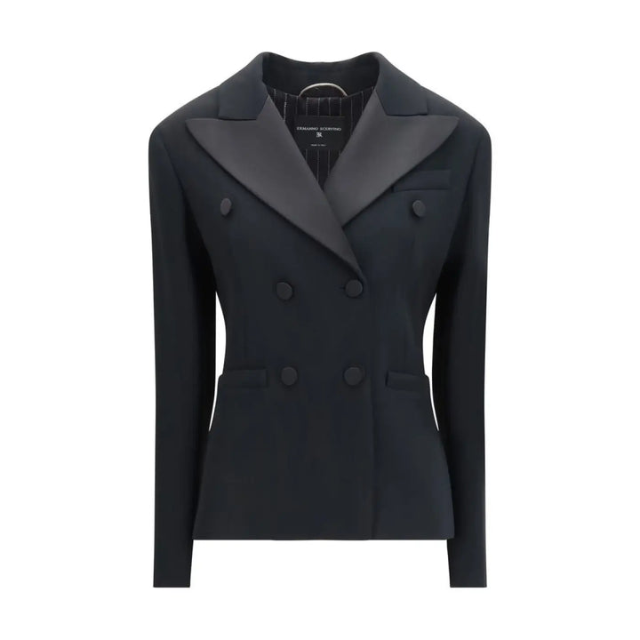 Ermanno Scervino Black Viscose Tuxedo