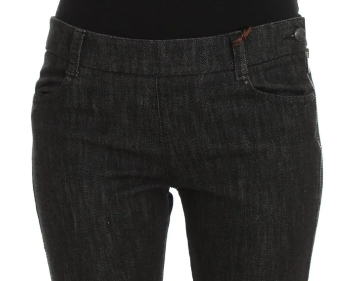 Ermanno Scervino Blue Cotton Slim Fit Denim Jeans