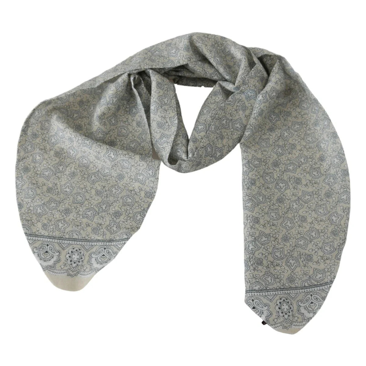 Ermanno Scervino Blue Fantasy Print Beachwear Waist Belt