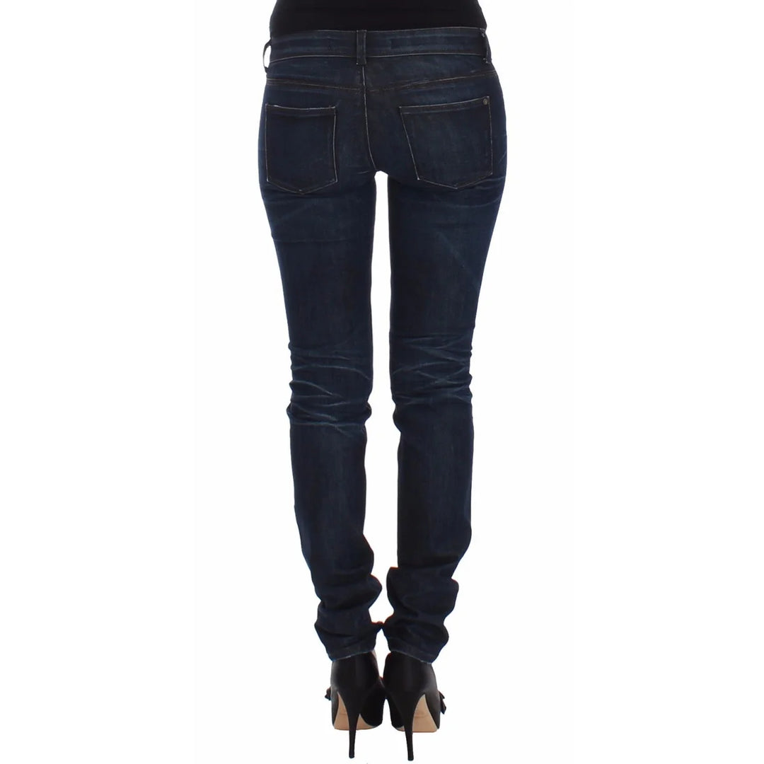 Ermanno Scervino Blue Slim Jeans Denim Pants Skinny Leg Stretch