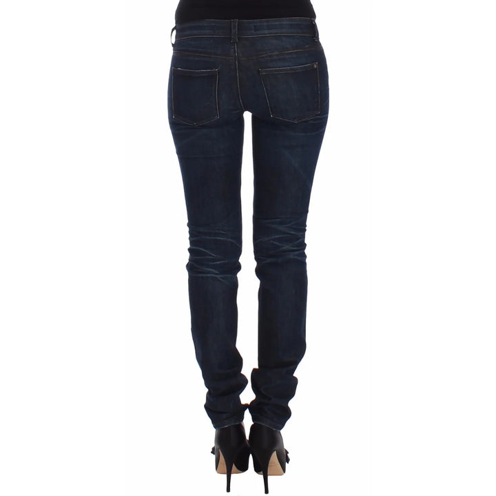 Ermanno Scervino Blue Slim Jeans Denim Pants Skinny Leg Stretch