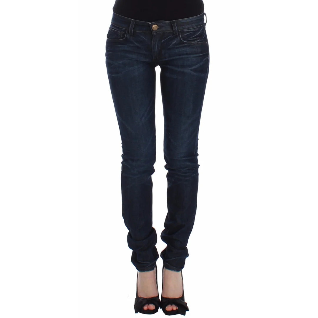Ermanno Scervino Blue Slim Jeans Denim Pants Skinny Leg Stretch